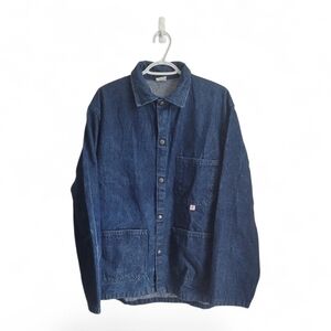 Vintage Big Bill Denim Workwear Chore Jacket 44 Reg